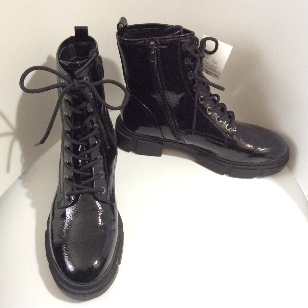 NWT Nine West combat boots